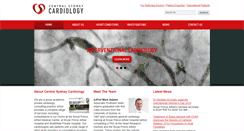 Desktop Screenshot of centralsydneycardiology.com.au